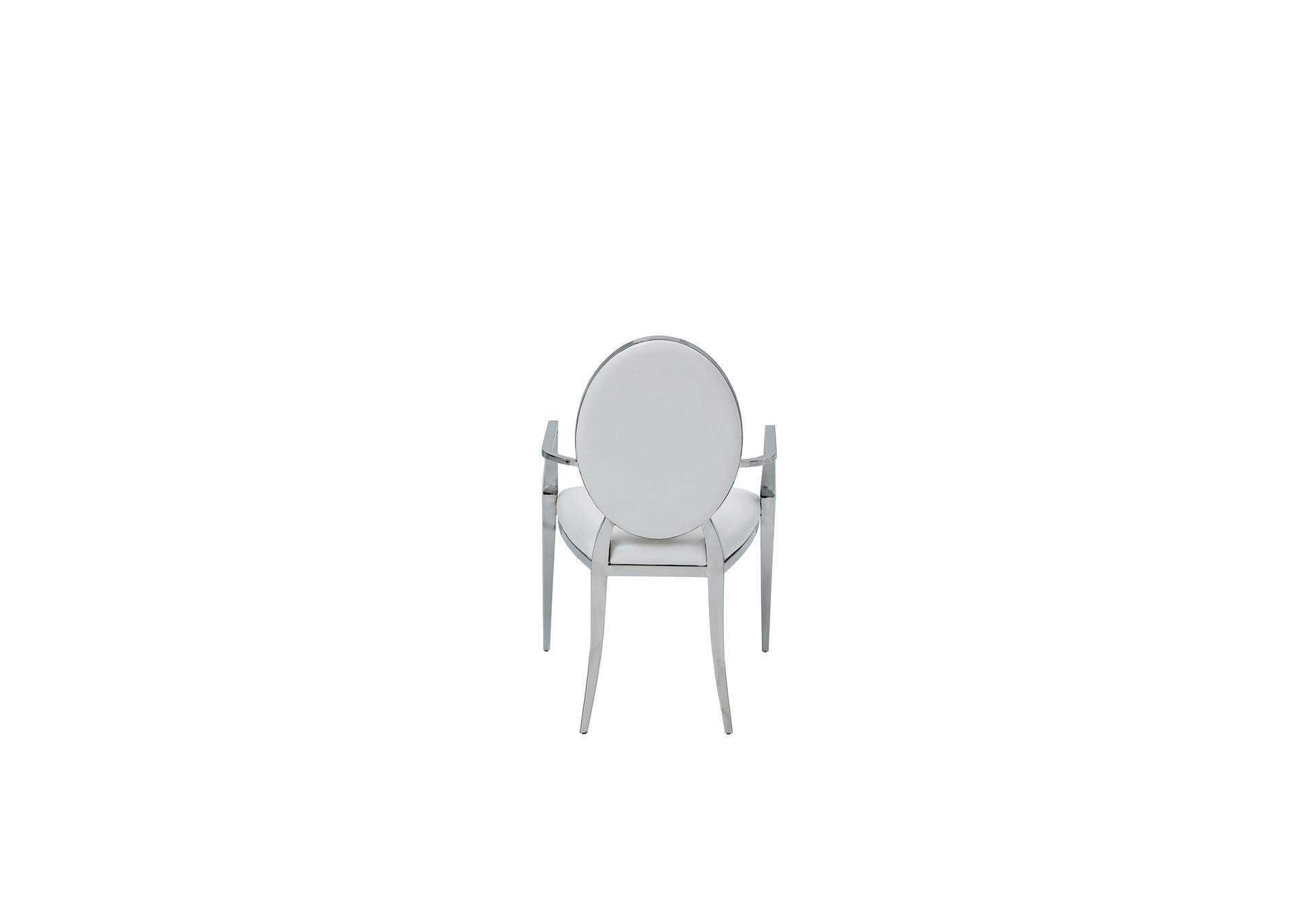 110 Dining Arm Chair White,ESF Wholesale Furniture