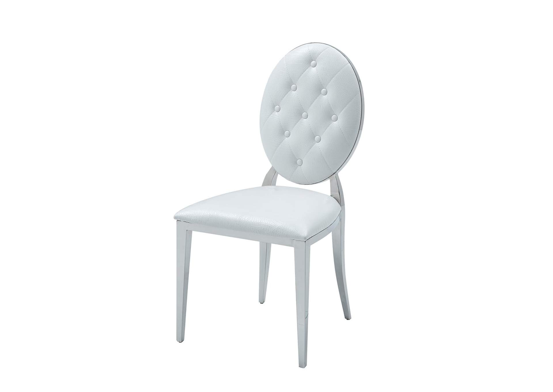 110 Side Chair White SET,ESF Wholesale Furniture