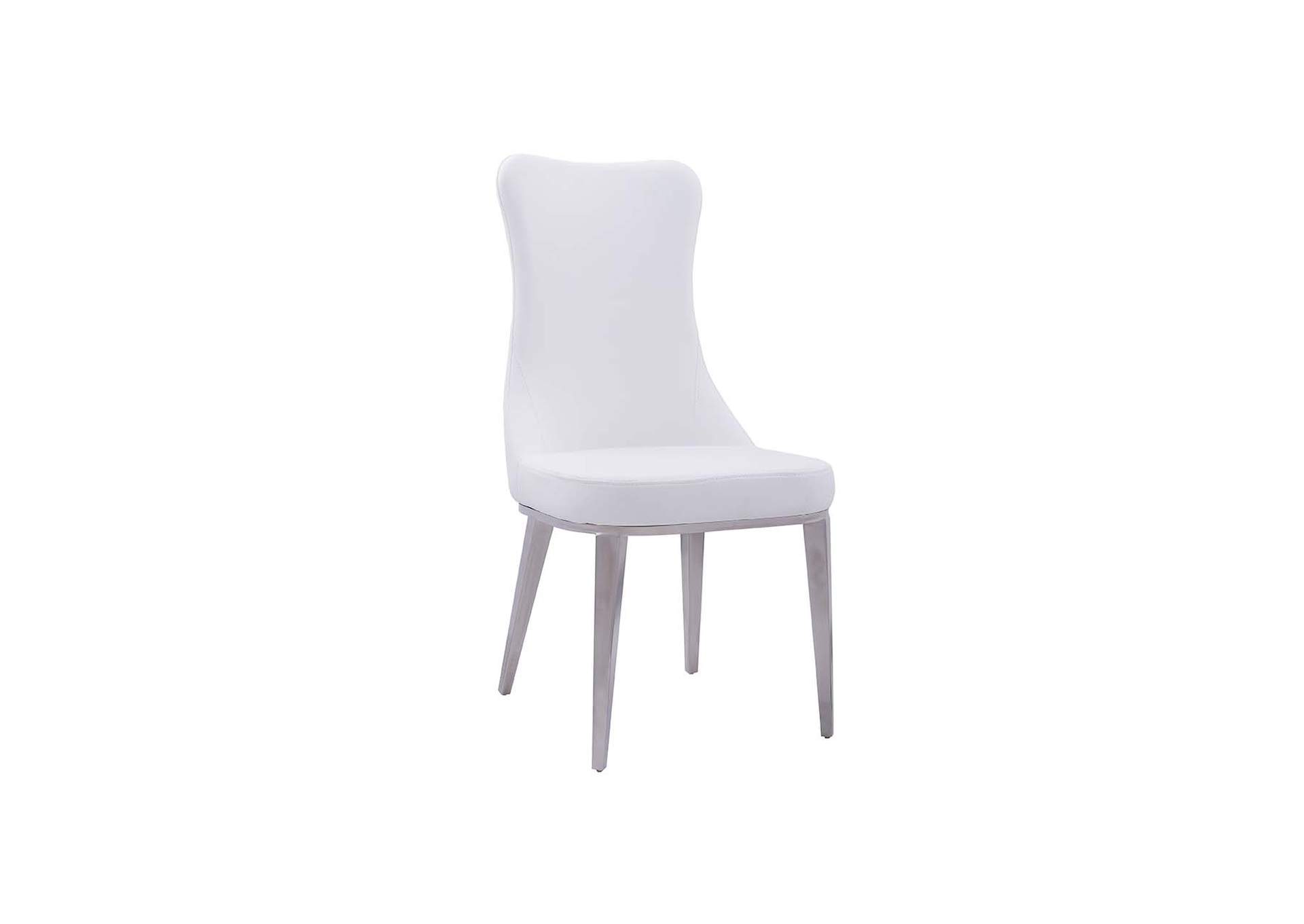 6138 Solid White (no Pattern) Chair SET,ESF Wholesale Furniture