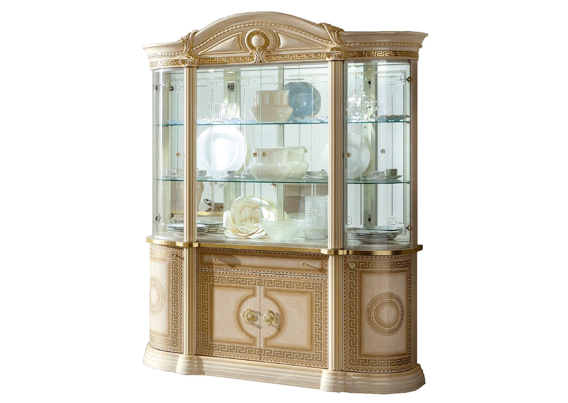 Aida 4 Door China Ivory SET,ESF Wholesale Furniture