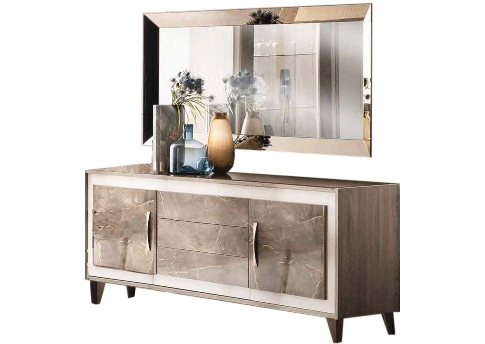 Arredoambra Buffet with Mirror By Arredo Classic SET,ESF Wholesale Furniture