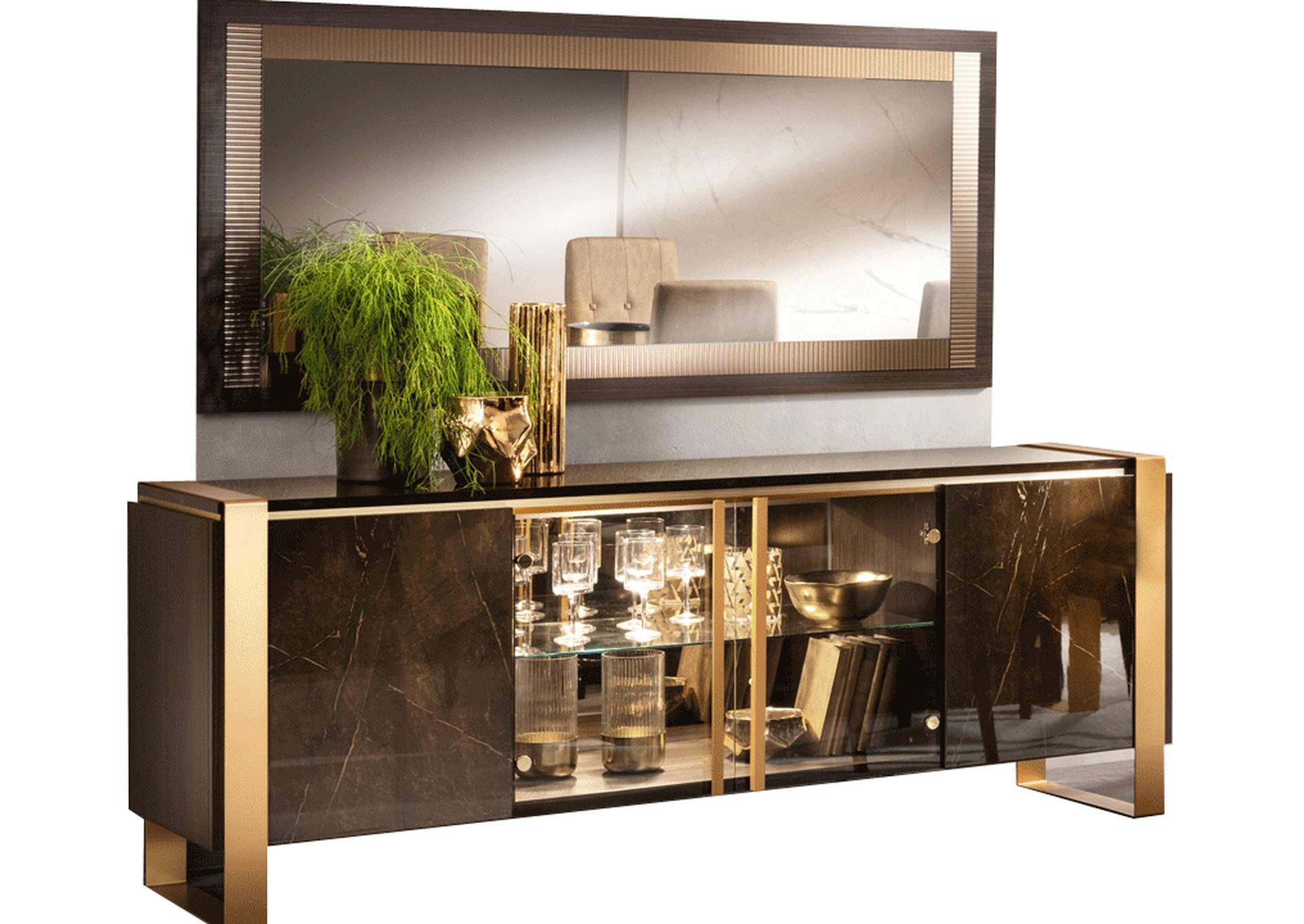 Essenza Buffet / Mirror SET,ESF Wholesale Furniture