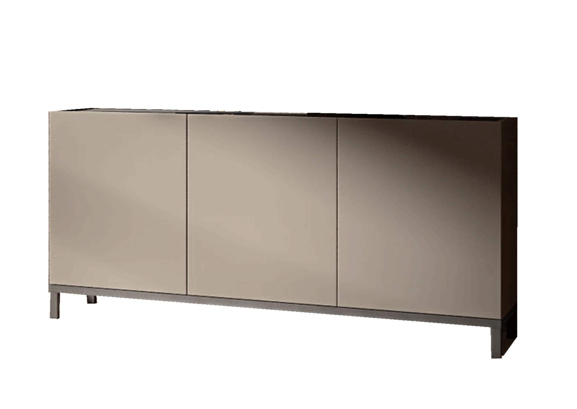 Grey/Silver, Light Beige Kali Taupe 3 Door Buffet /Kadtob301/,ESF Wholesale Furniture