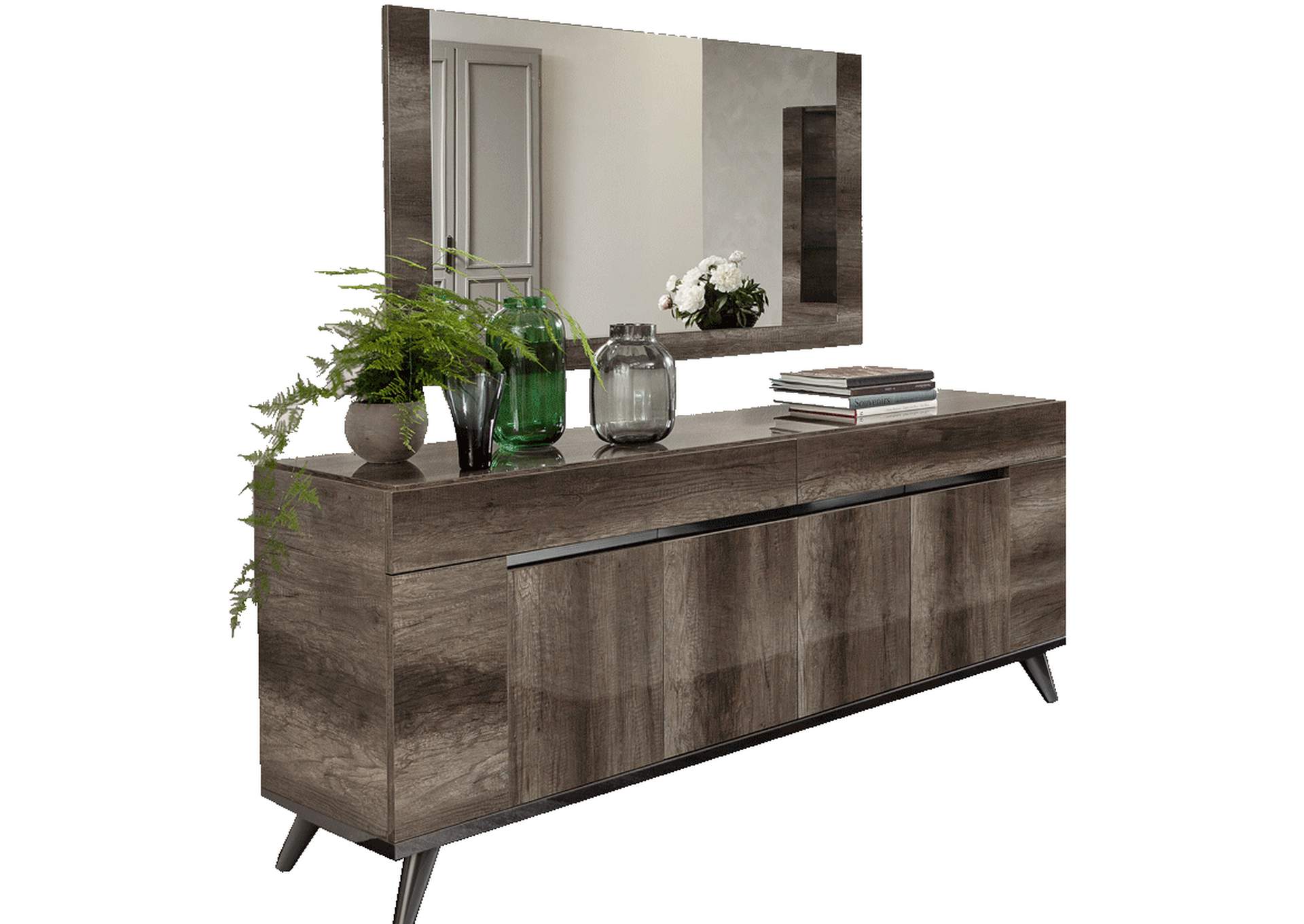 Medea Buffet with Mirror SET,ESF Wholesale Furniture