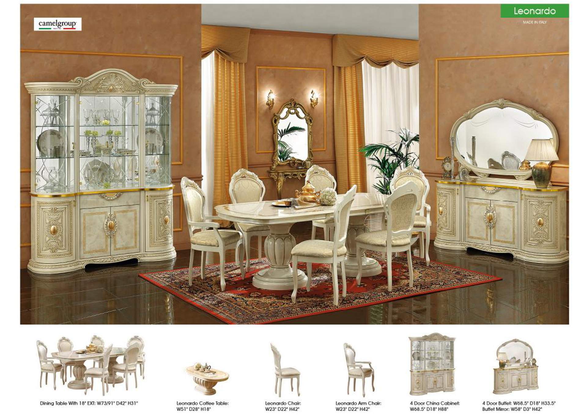 Leonardo Dining Table SET,ESF Wholesale Furniture