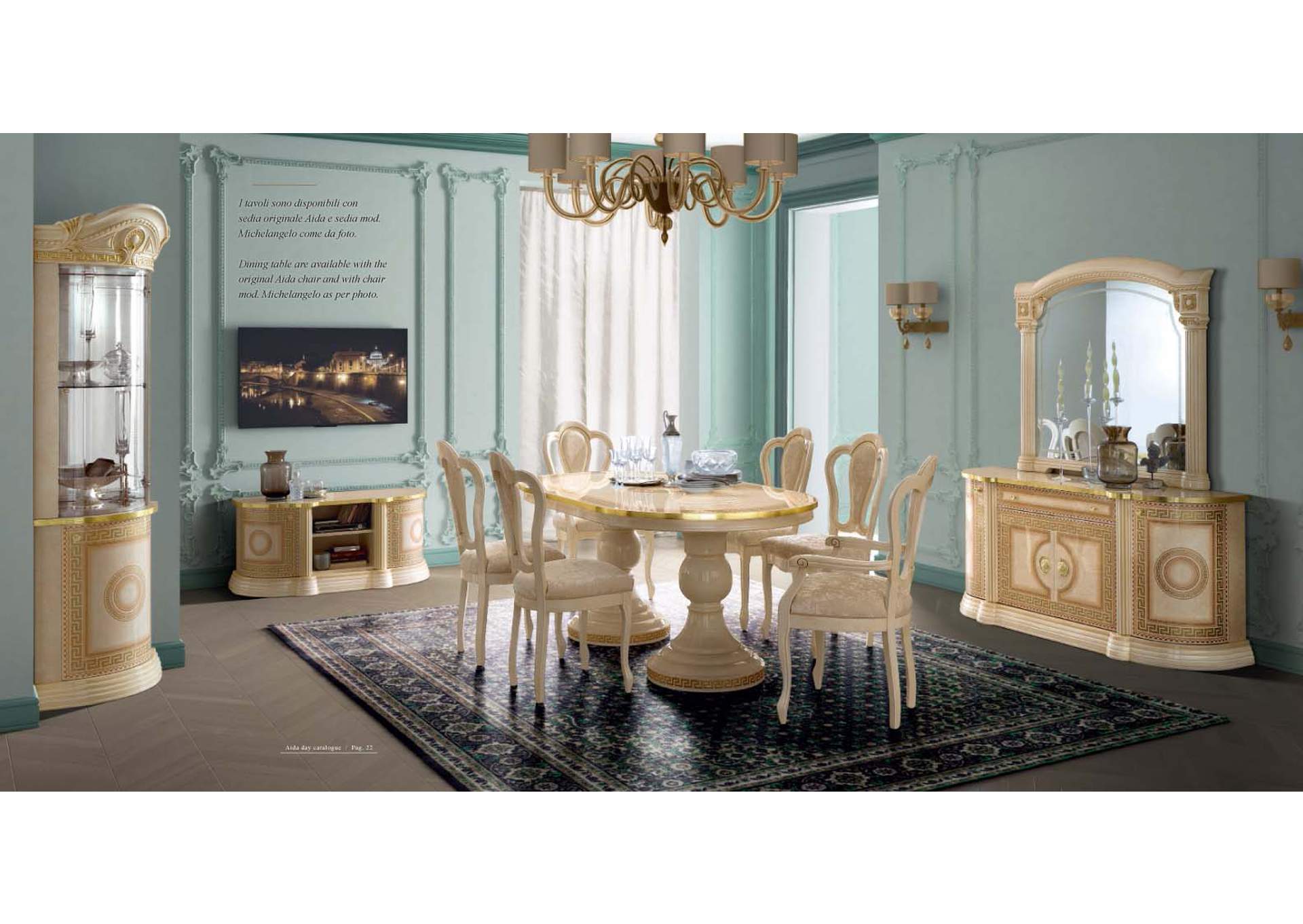 Aida Dining Table SET,ESF Wholesale Furniture