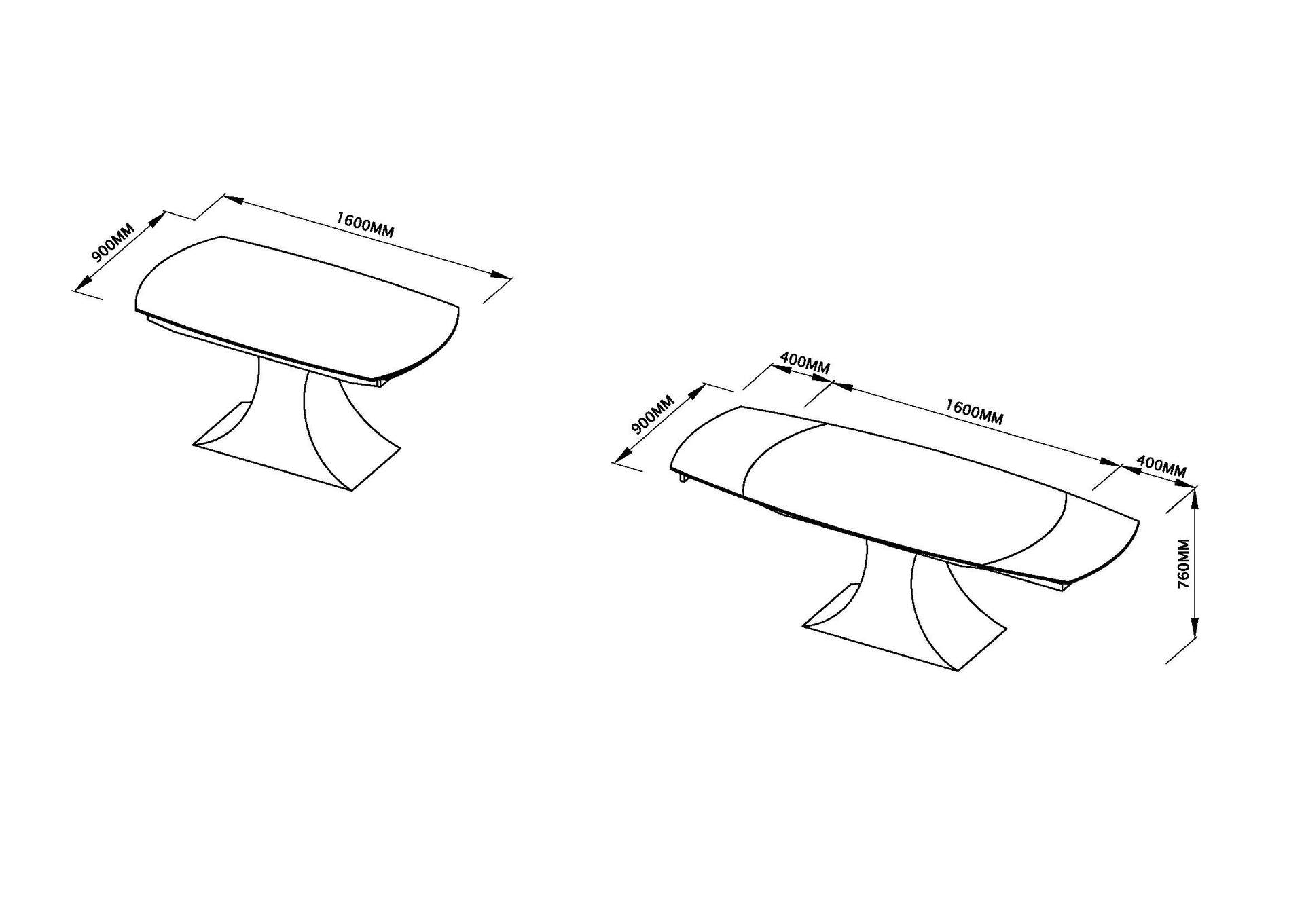 9035 Dining Table,ESF Wholesale Furniture