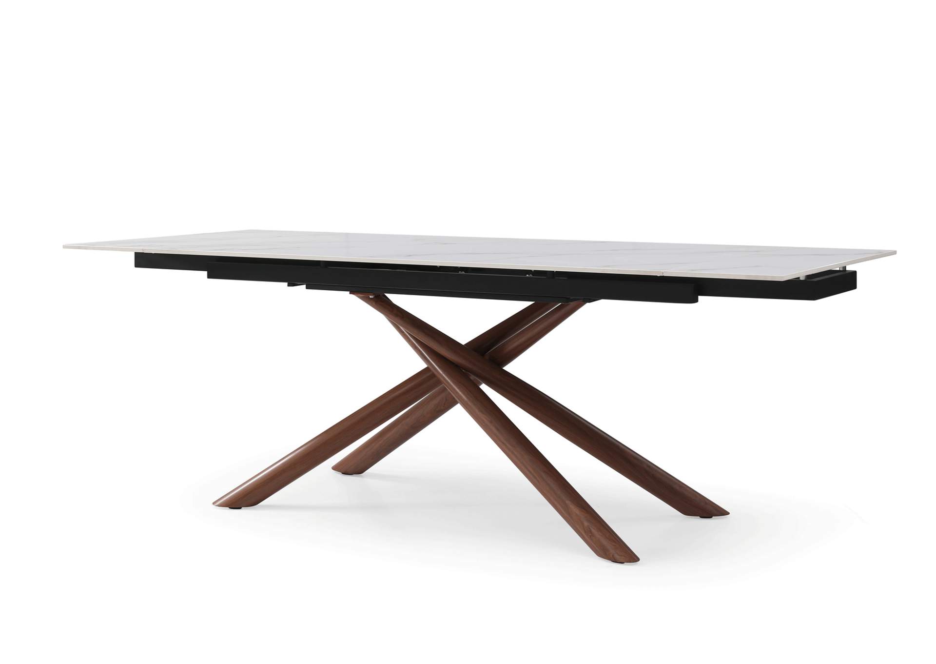 White, Brown/Wenge/Walnut 9063 Dining Table 71 W/2X12" Extension,ESF Wholesale Furniture