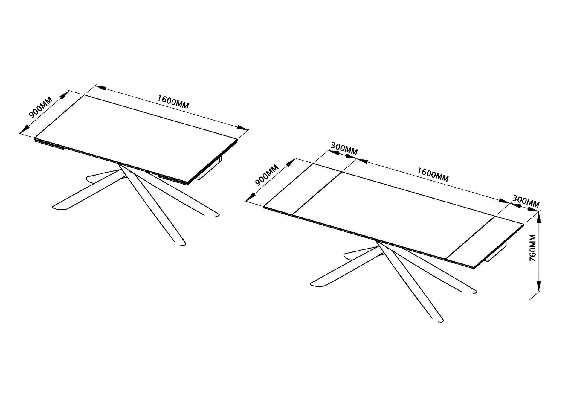 9063 Dining Table with 1313 Chairs SET,ESF Wholesale Furniture