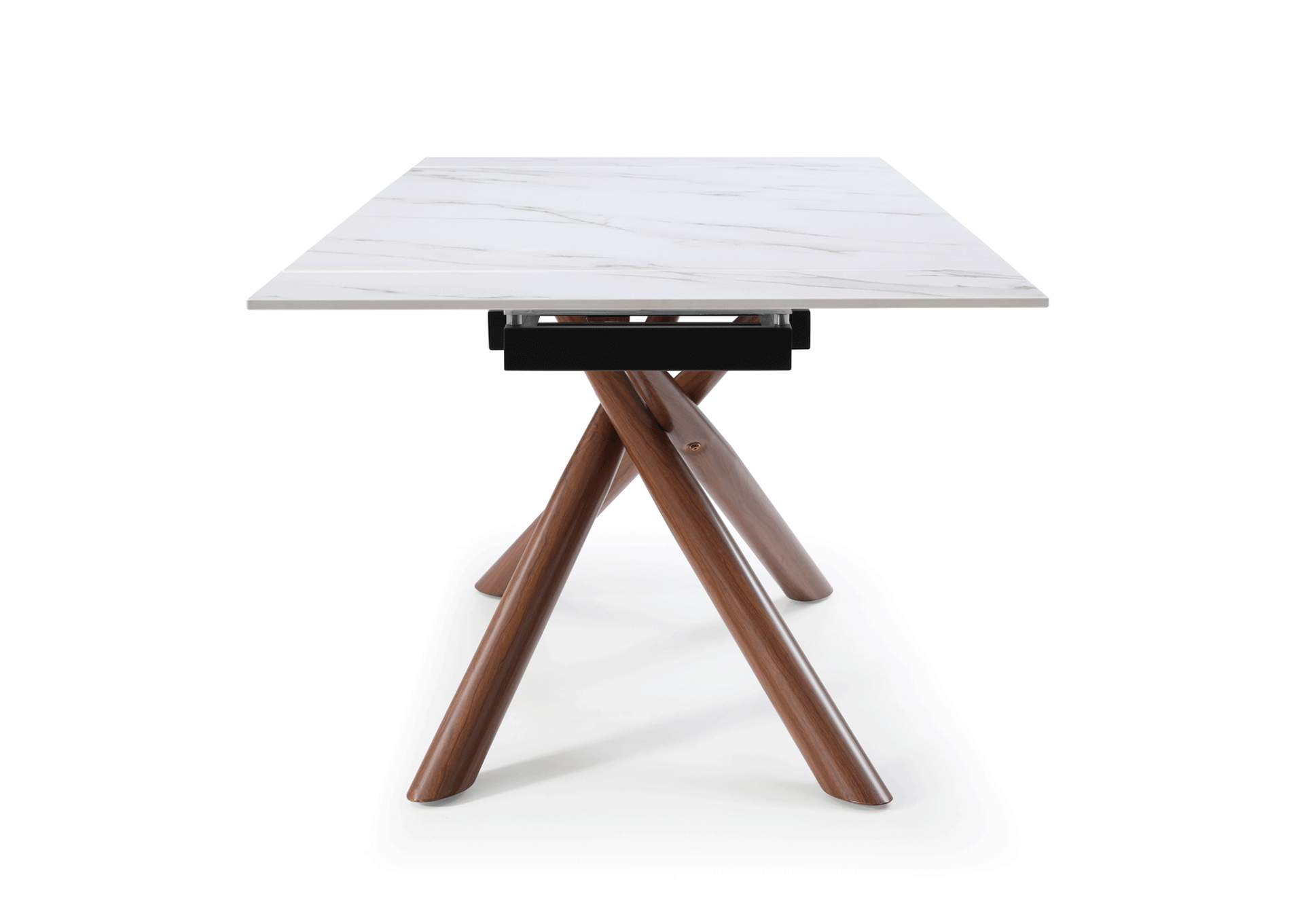 White, Brown/Wenge/Walnut 9063 Dining Table 71 W/2X12" Extension,ESF Wholesale Furniture