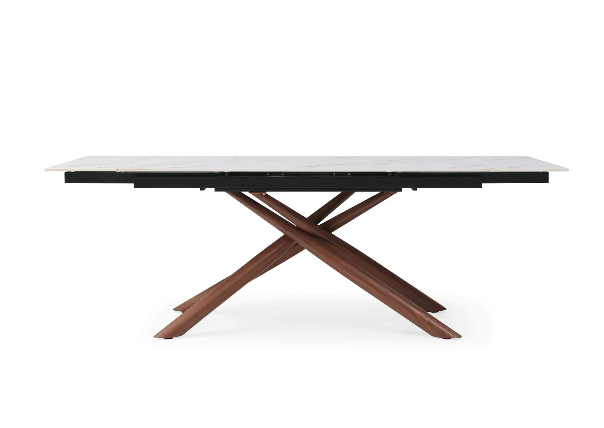 White, Brown/Wenge/Walnut 9063 Dining Table 71 W/2X12" Extension,ESF Wholesale Furniture