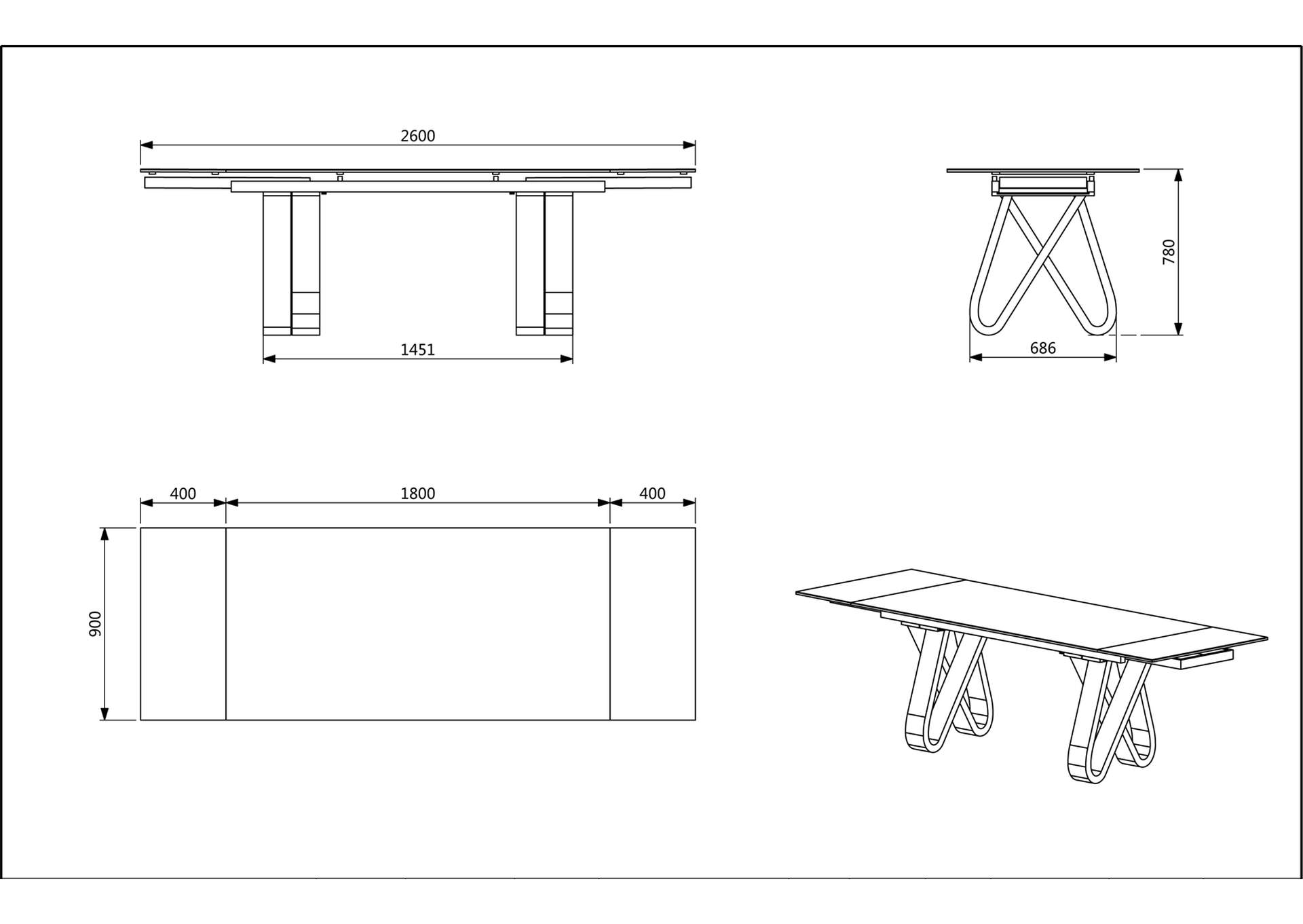 9086 Table with 1327 Swivel Chairs SET,ESF Wholesale Furniture