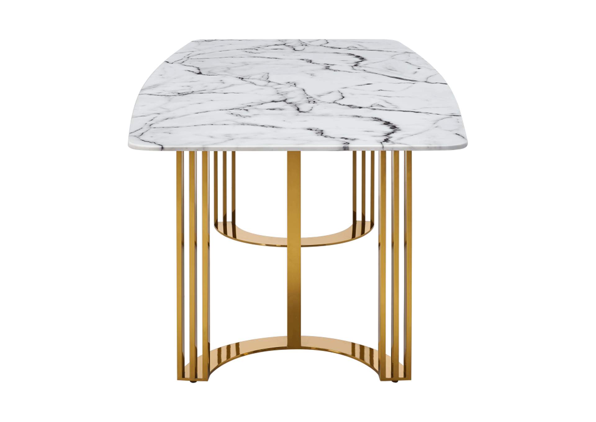 131 Gold Marble Dining SET,ESF Wholesale Furniture