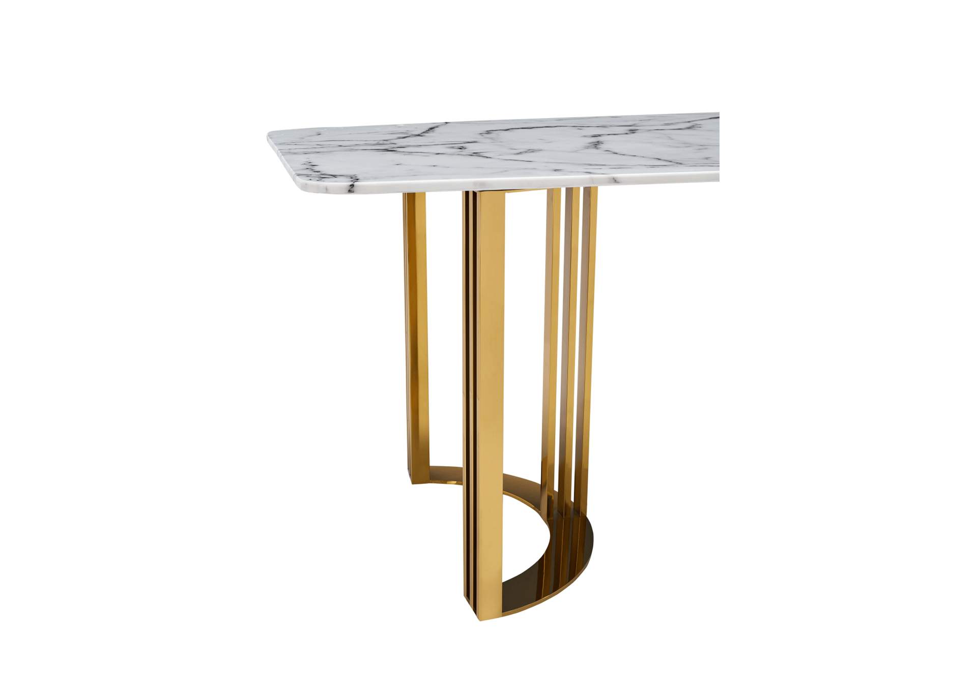 131 Dining Table Gold,ESF Wholesale Furniture