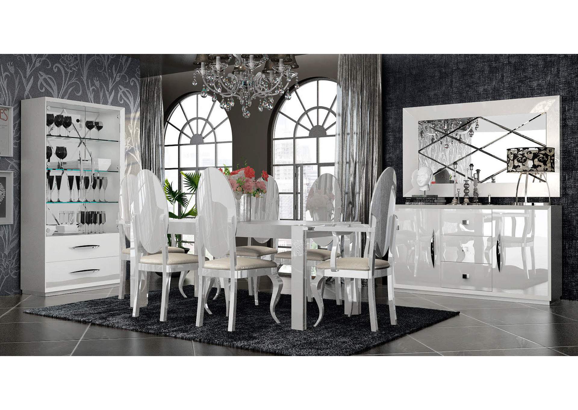 Carmen White Dining Room SET,ESF Wholesale Furniture