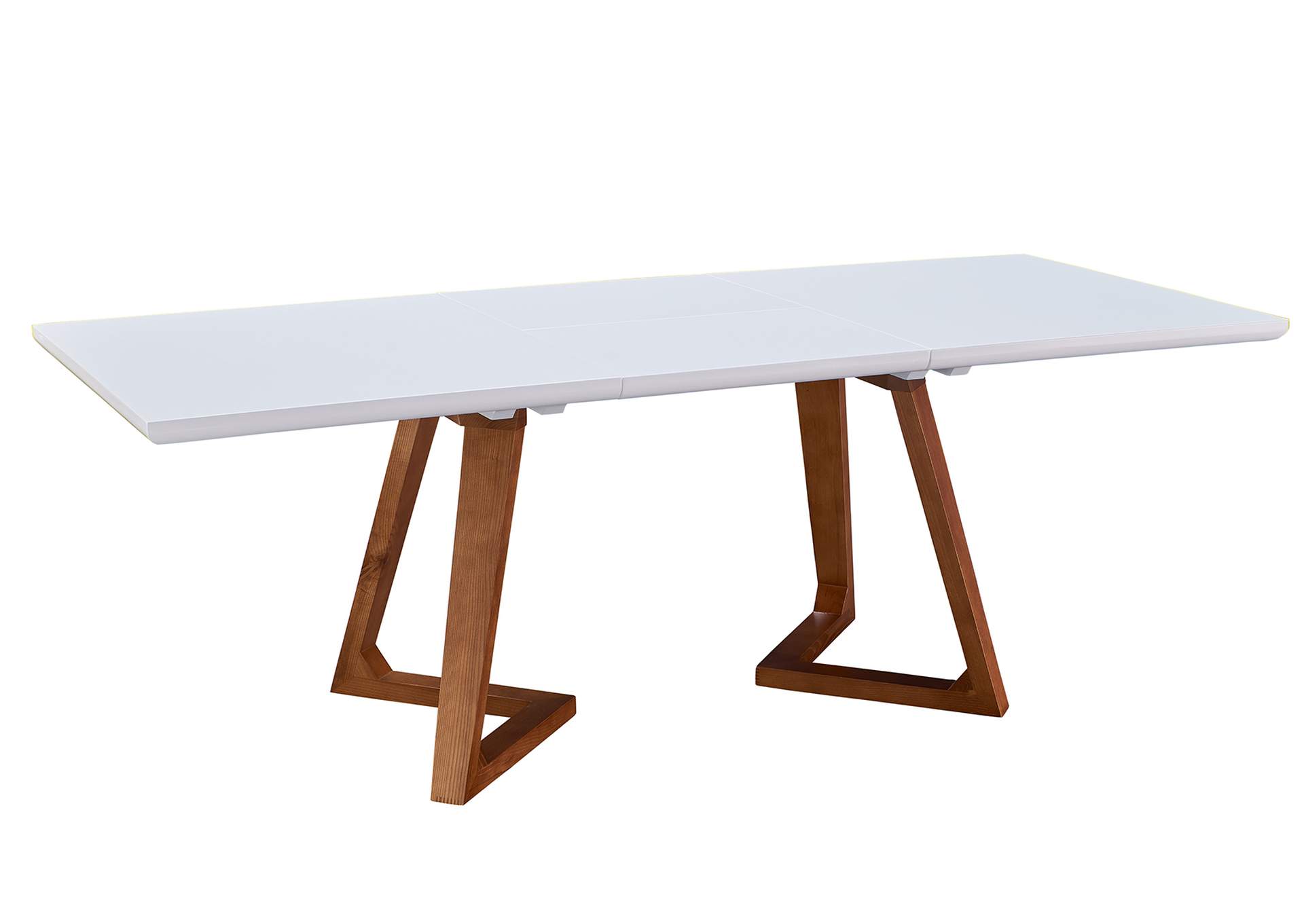 White, Brown/Wenge/Walnut 1692 Dining Table W/23.6" Extension,ESF Wholesale Furniture