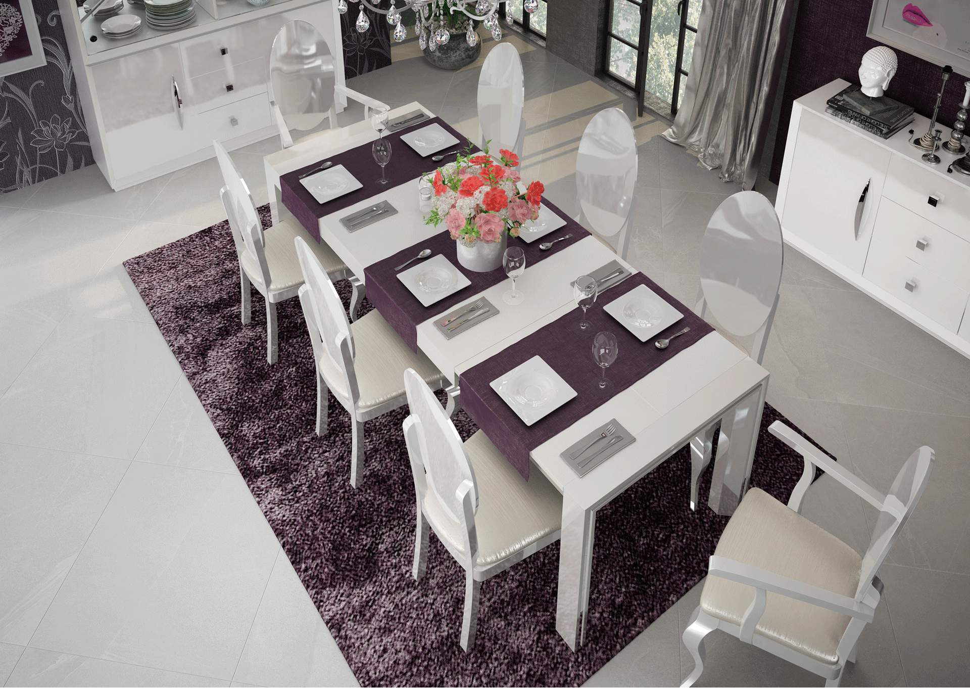 Carmen Table with Extension,ESF Wholesale Furniture