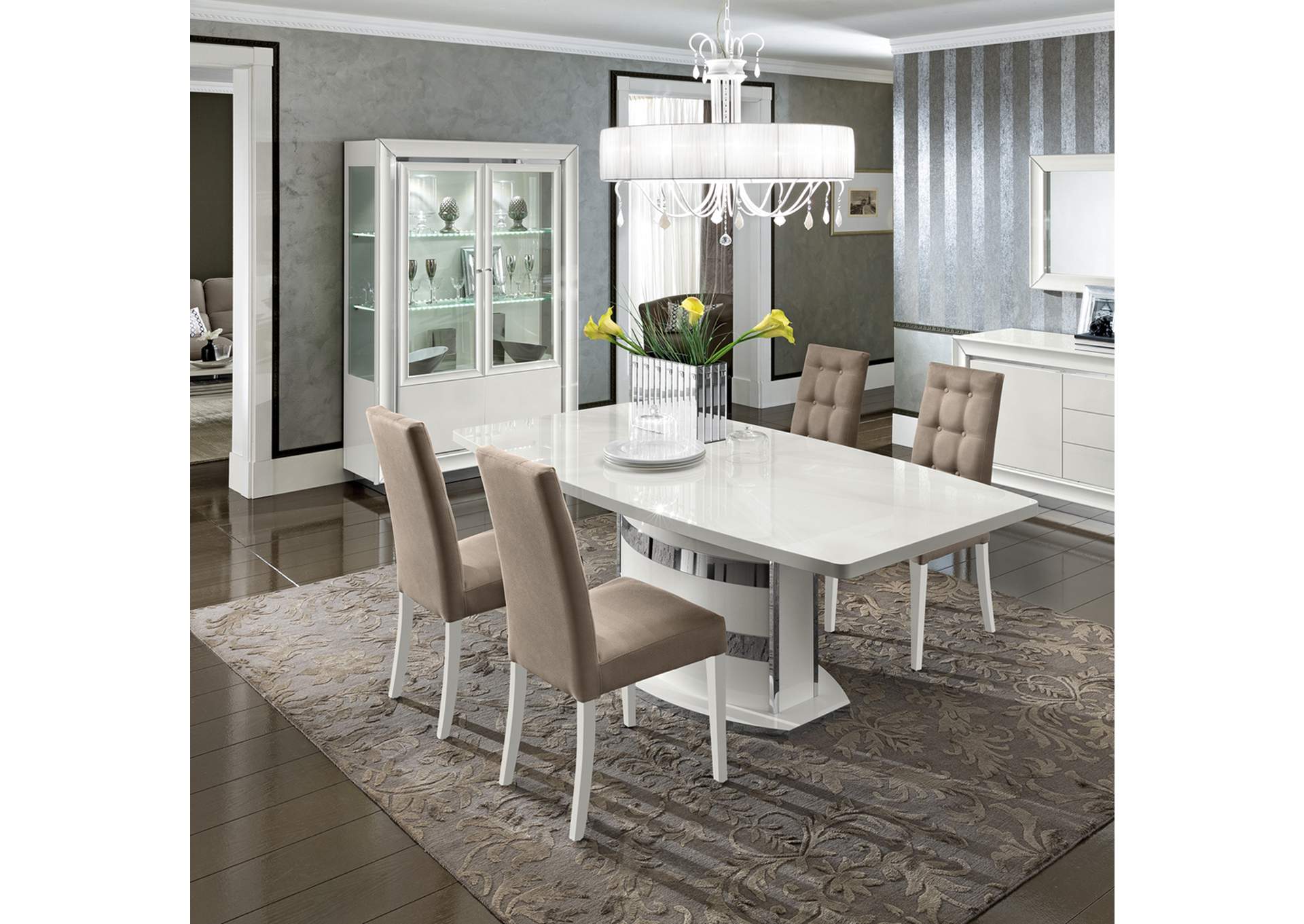 Dama Bianca Dining Table SET,ESF Wholesale Furniture