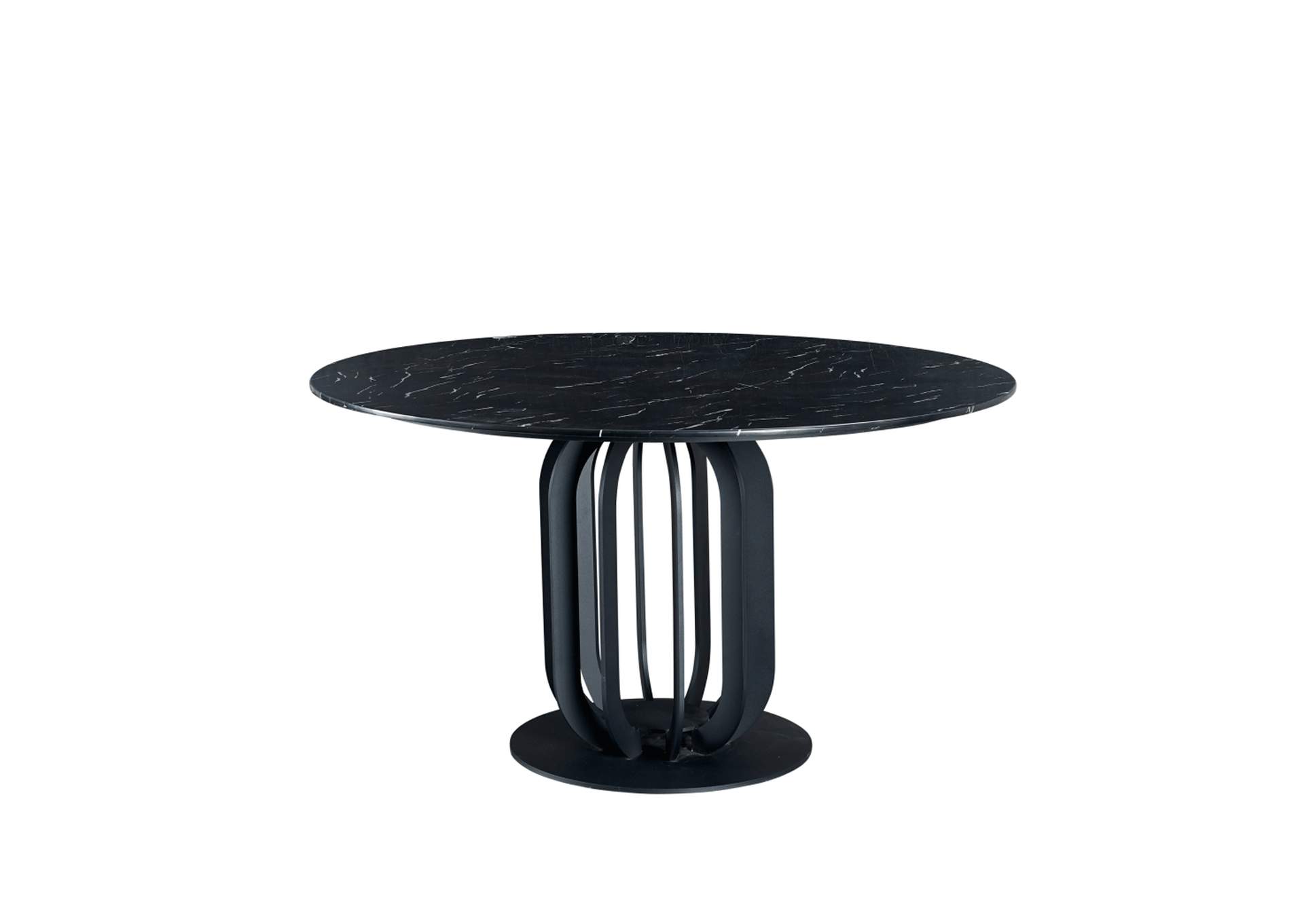 Black, Grey/Silver, Marble  315 Dining Table,ESF Wholesale Furniture