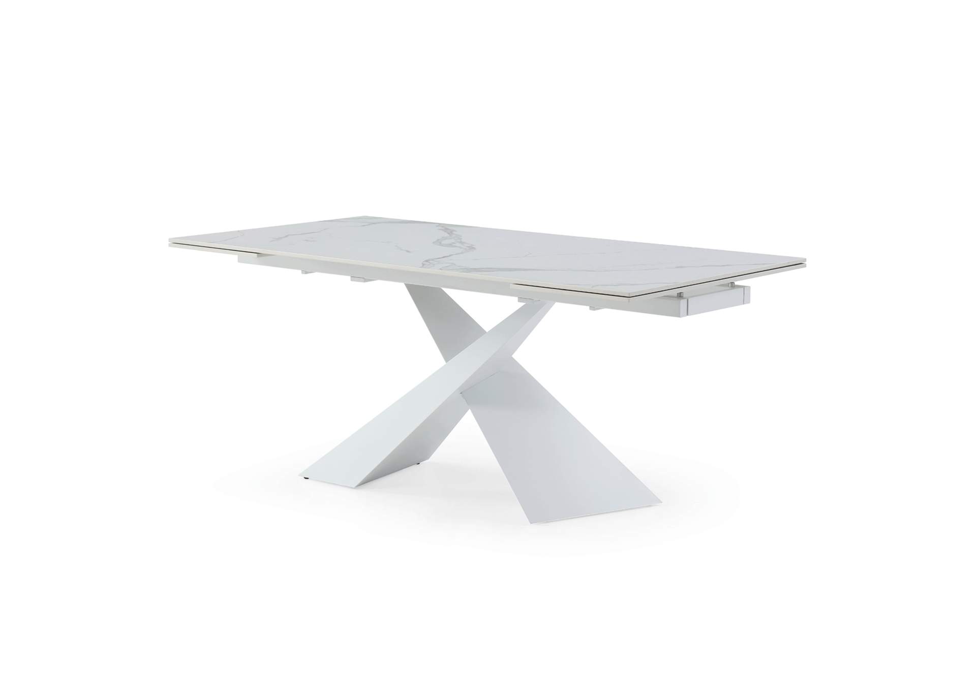 9113 Dinning Table 71" White,ESF Wholesale Furniture