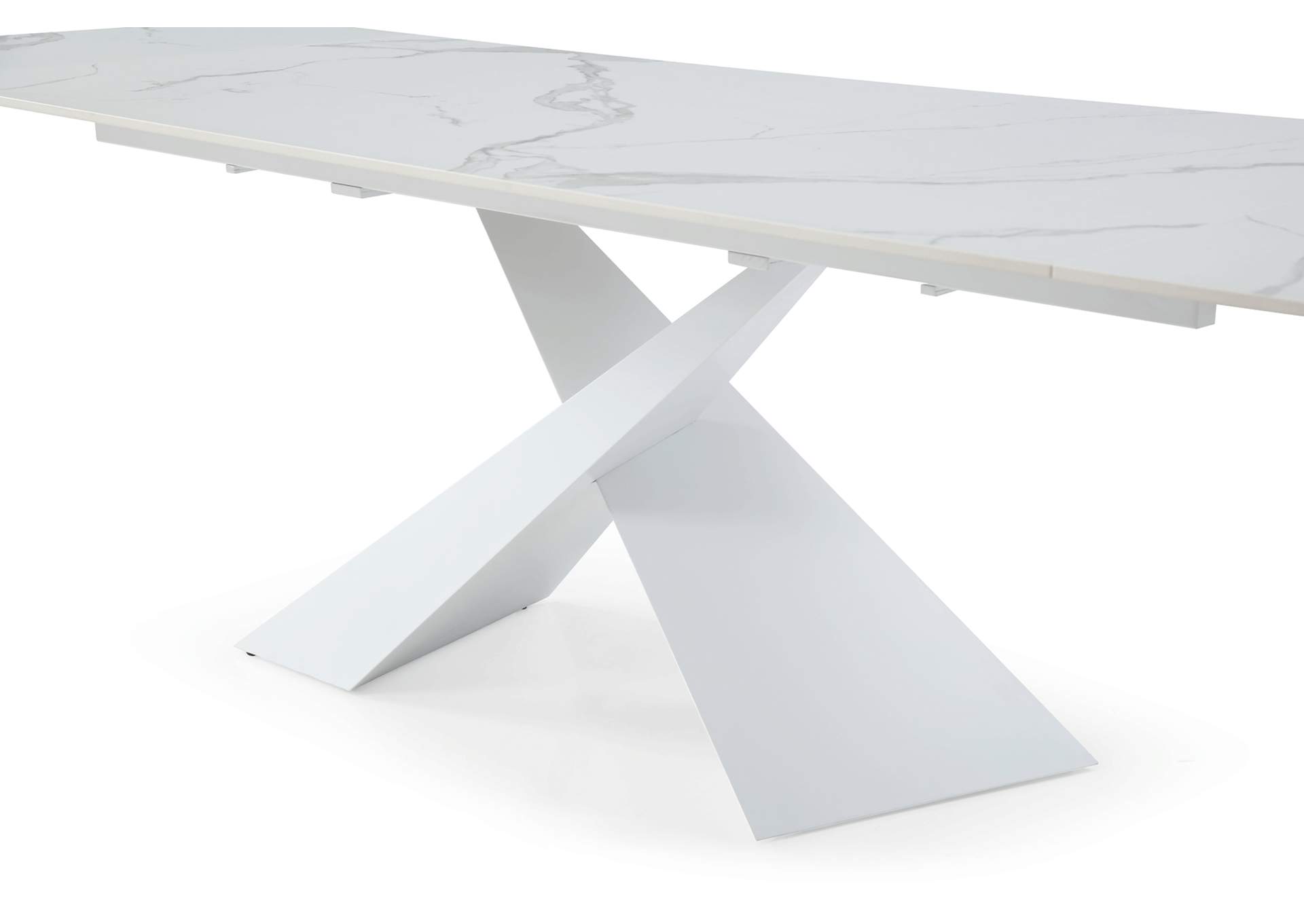 9113 Dinning Table 71" White,ESF Wholesale Furniture