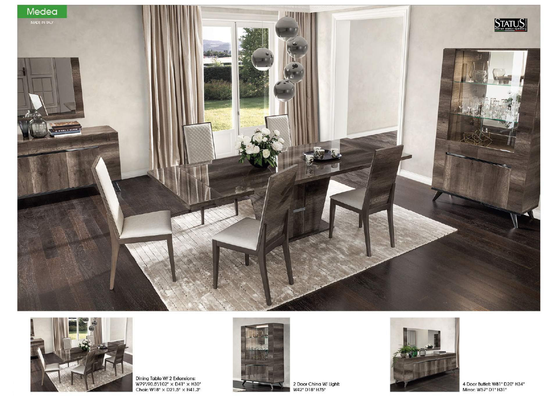Medea Dining Table SET,ESF Wholesale Furniture