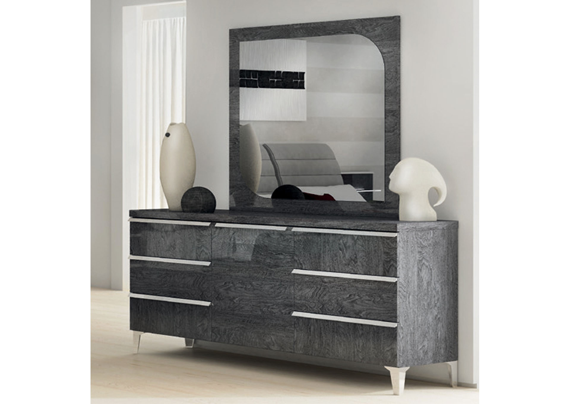 Elite Grey Mirror,ESF Wholesale Furniture