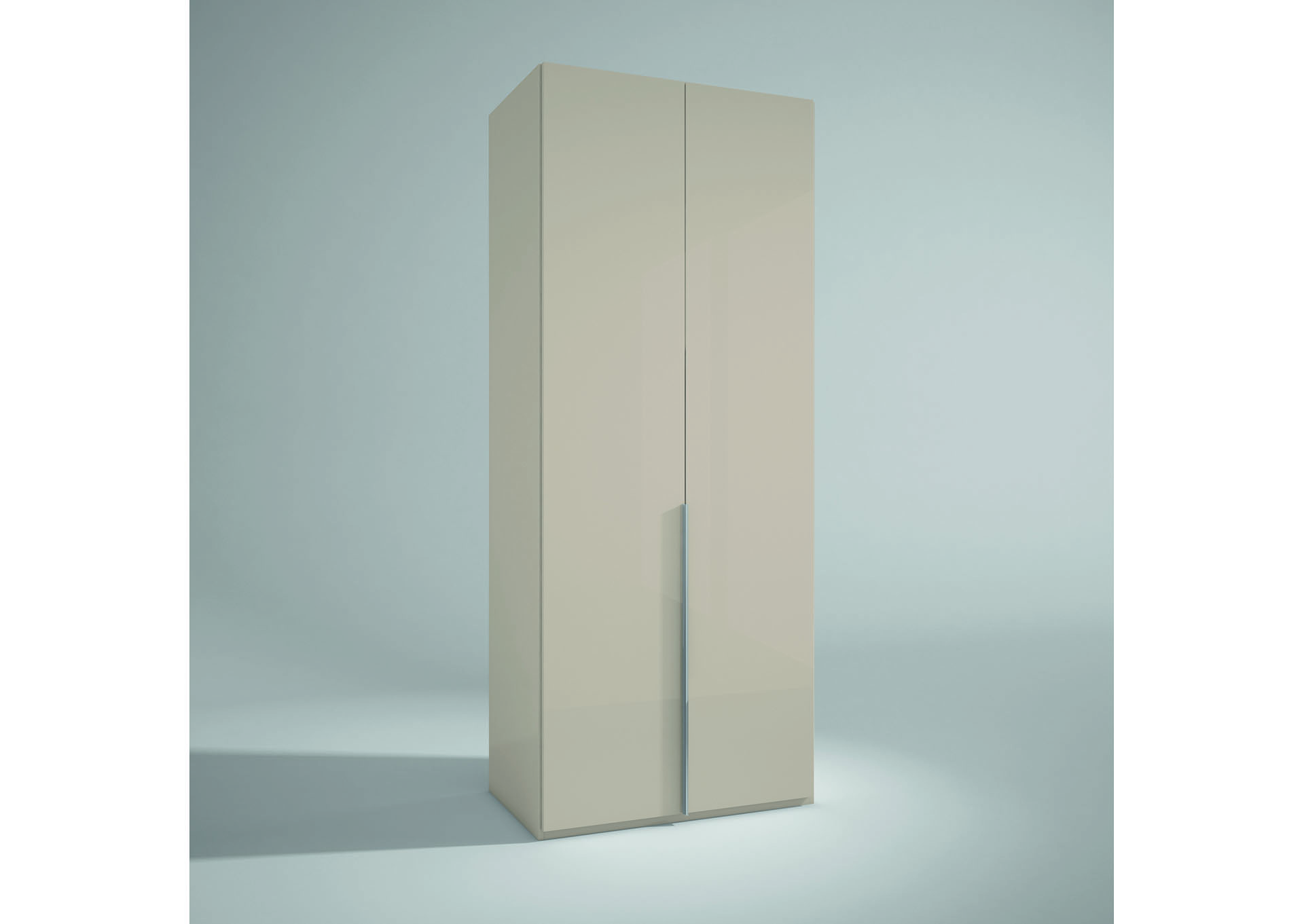 Leo Beige & Brown 2 Door Wardrobe,ESF Wholesale Furniture