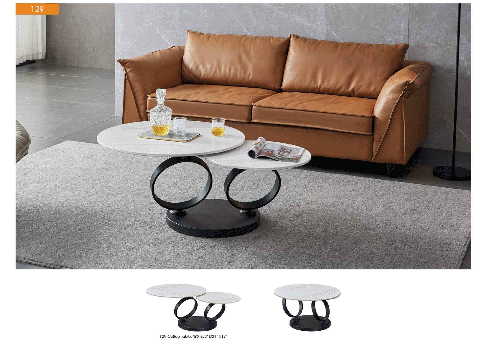 129 Coffee Table SET,ESF Wholesale Furniture