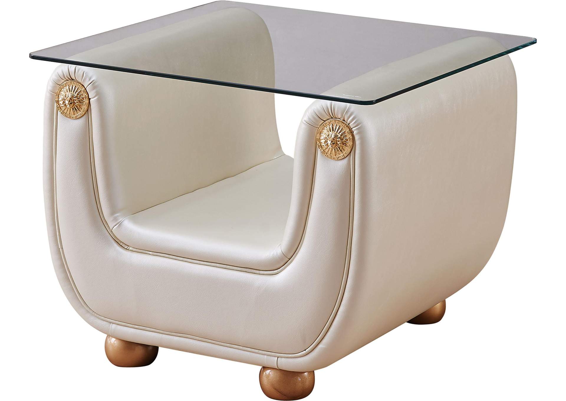 Giza End Table Ivory,ESF Wholesale Furniture