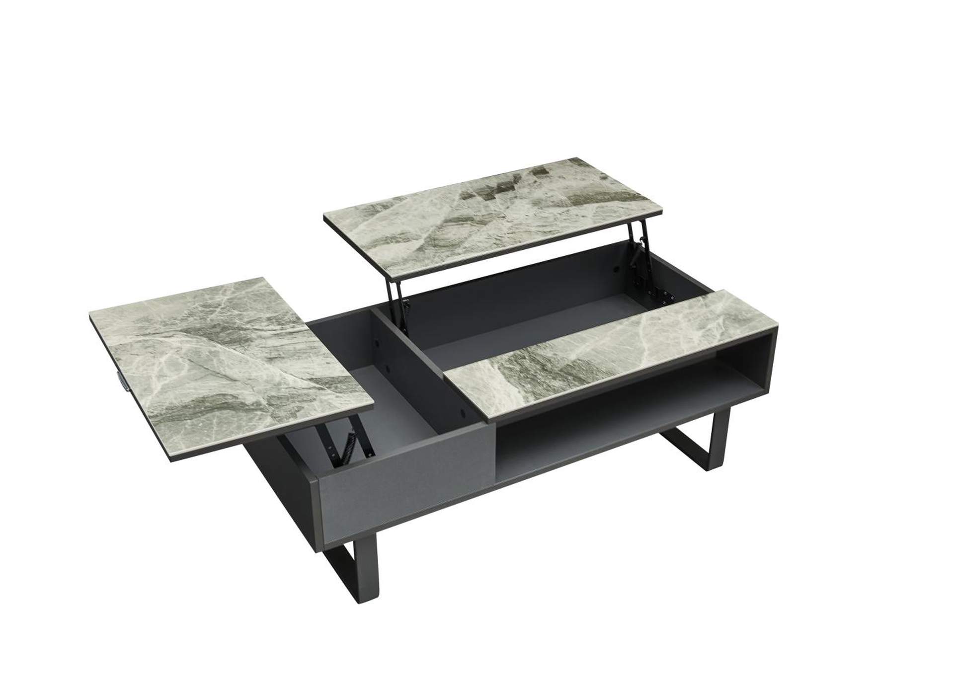 1388 Coffee Table with Storage Grey SET,ESF Wholesale Furniture