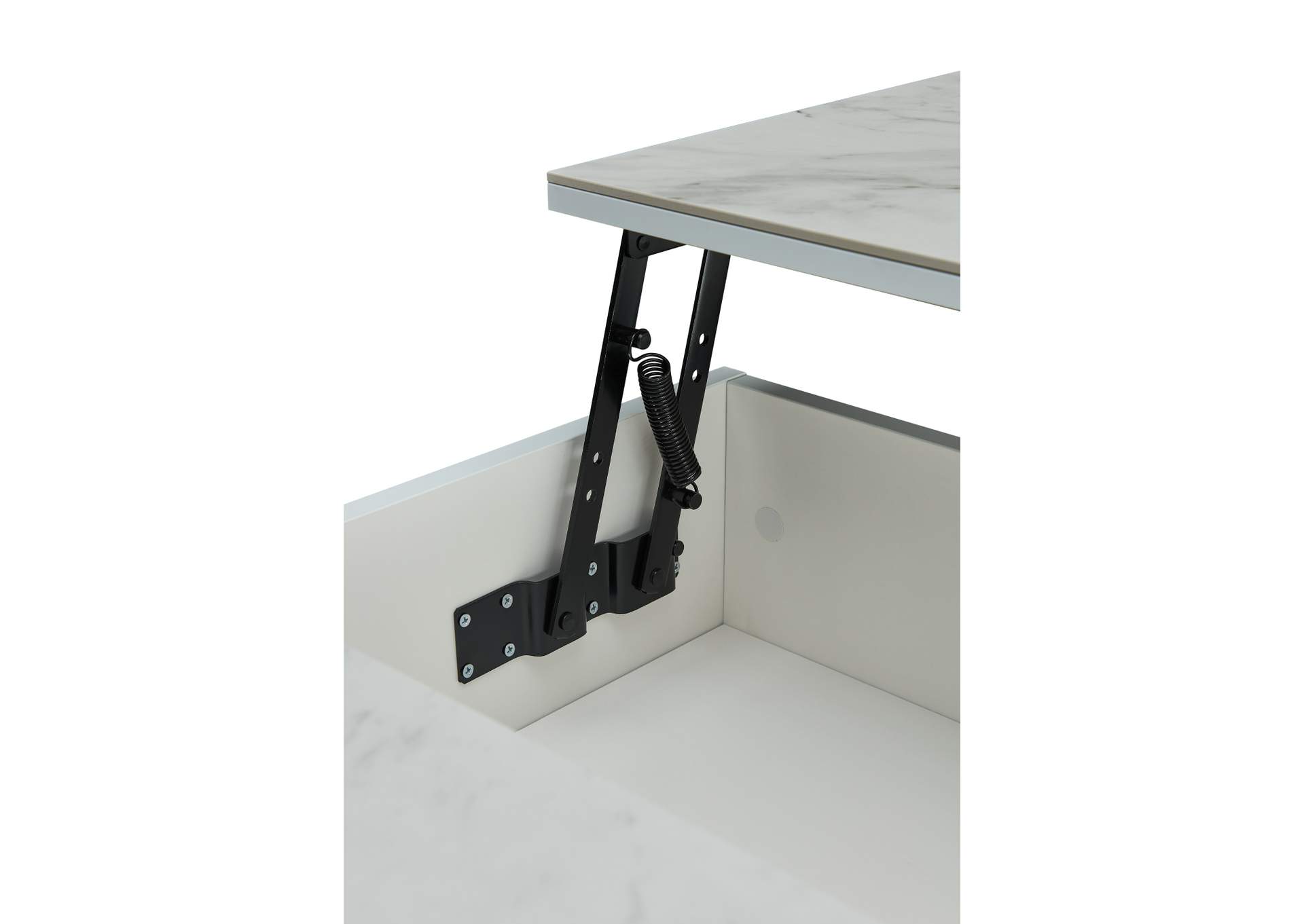 1388 Coffee Table with Storage White SET,ESF Wholesale Furniture