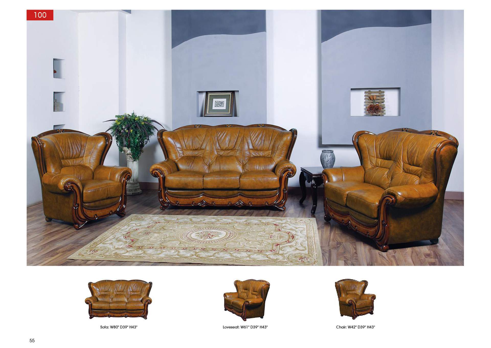 100 Sofa,ESF Wholesale Furniture