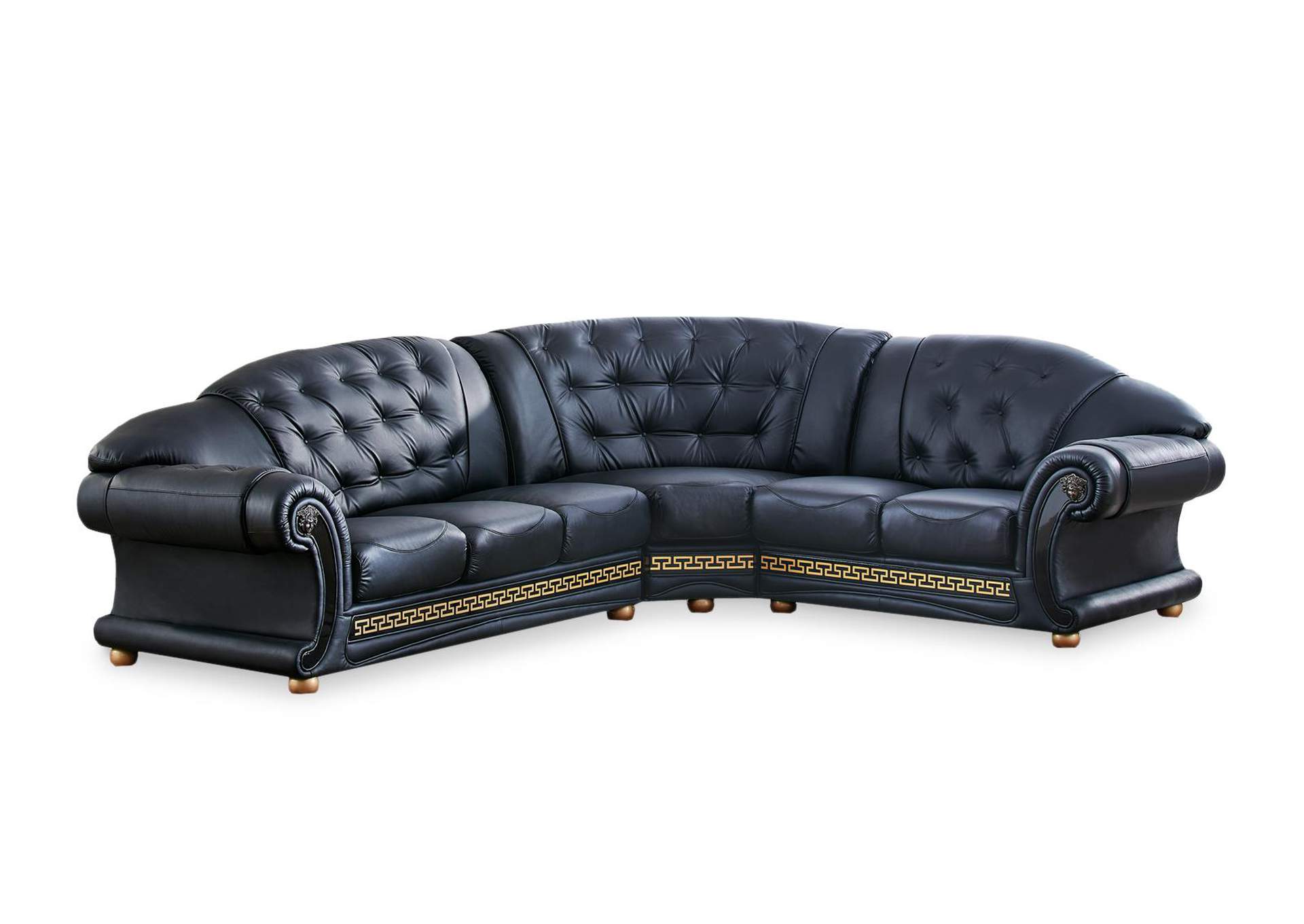 Apolo Sectional Right Facing Black,ESF Wholesale Furniture