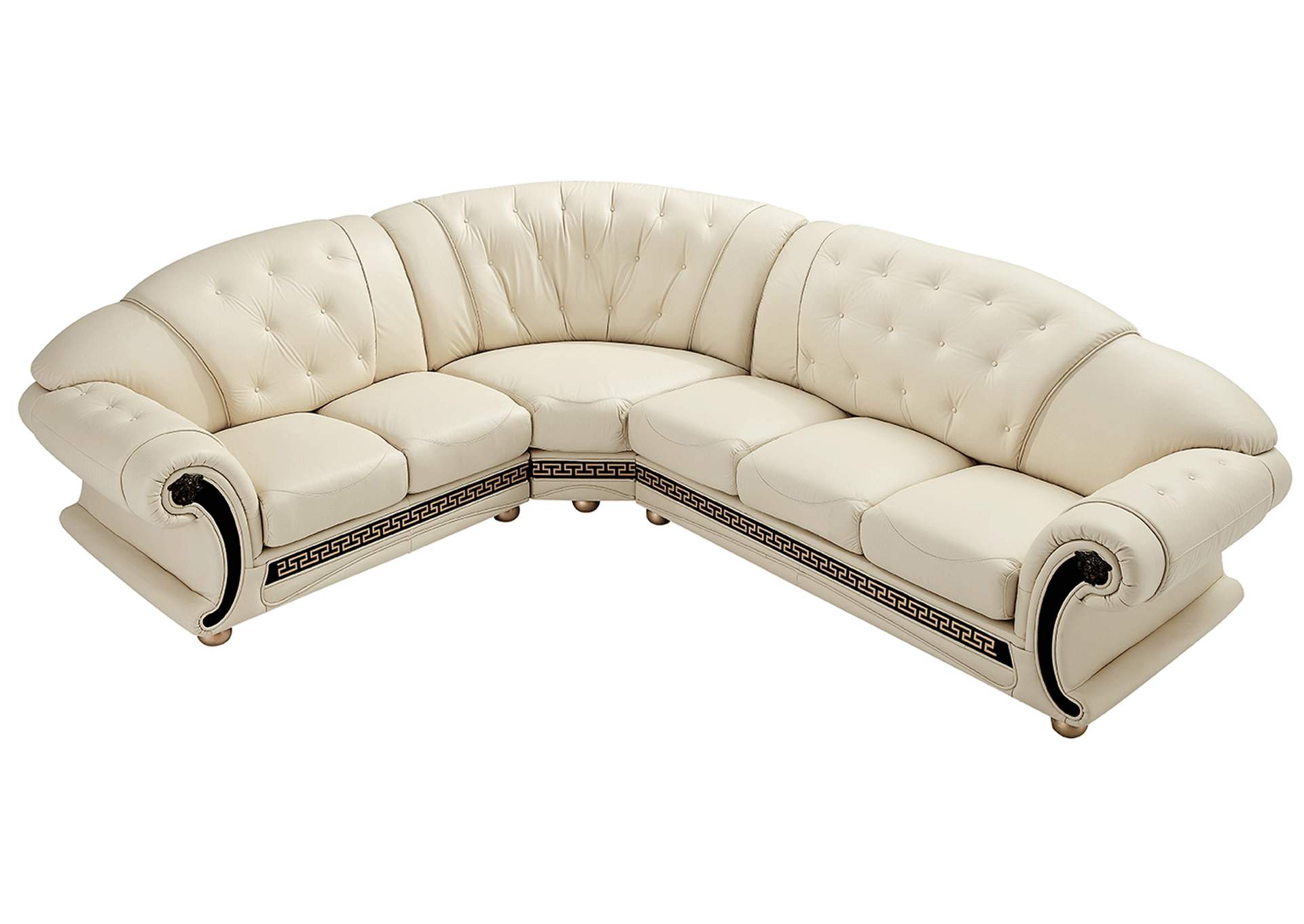 Apolo Sectional Right Facing Ivory,ESF Wholesale Furniture