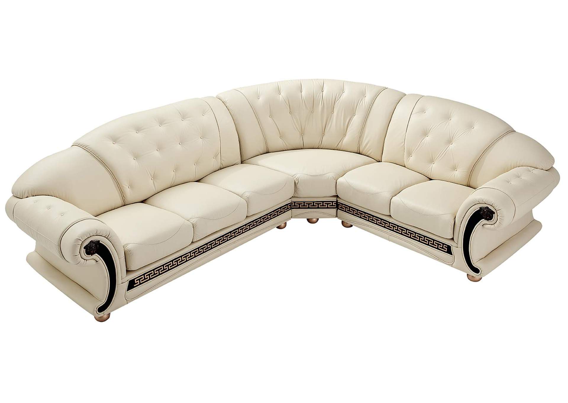 Apolo Sectional Right Facing Ivory,ESF Wholesale Furniture