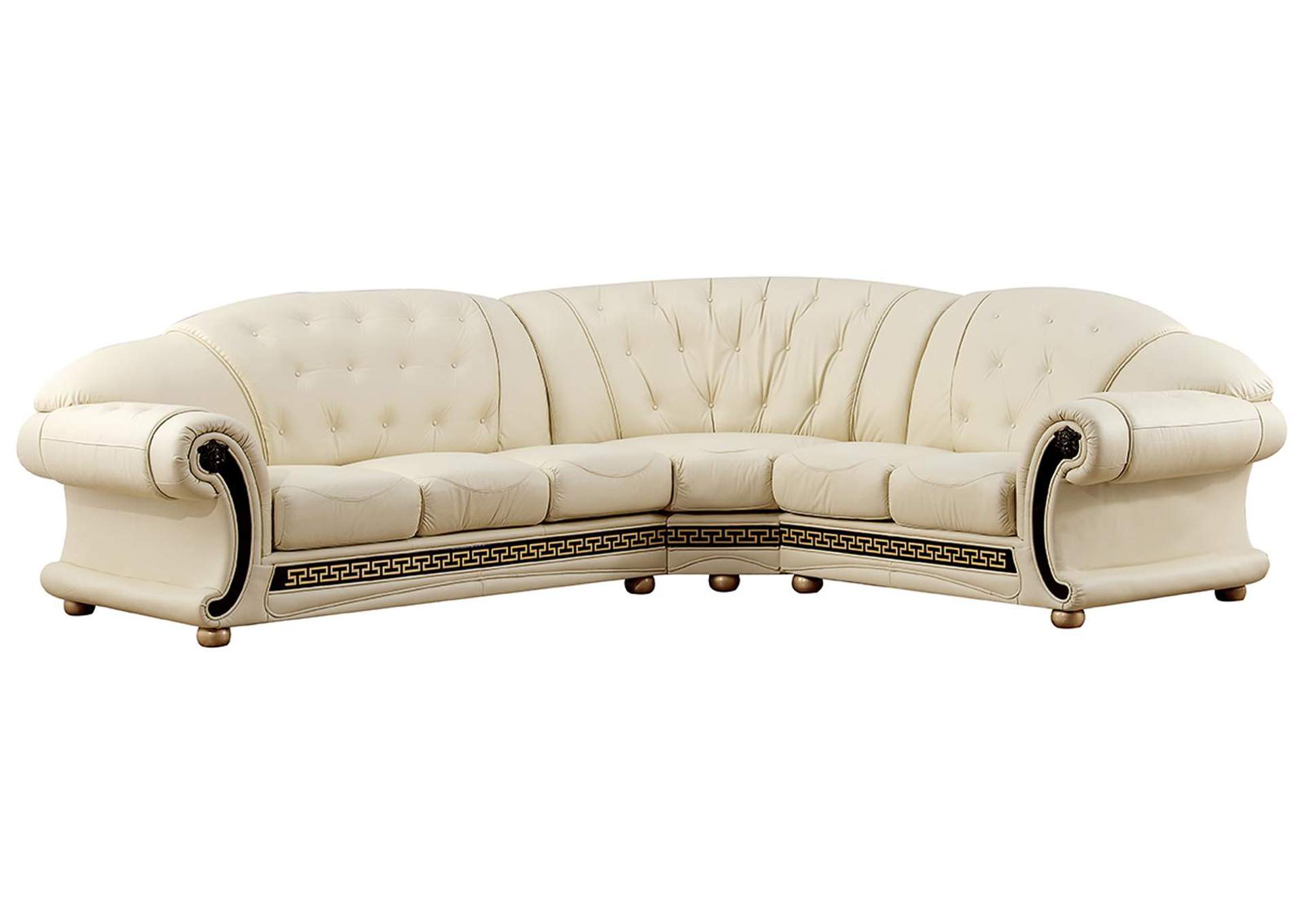 Apolo Sectional Right Facing Ivory,ESF Wholesale Furniture