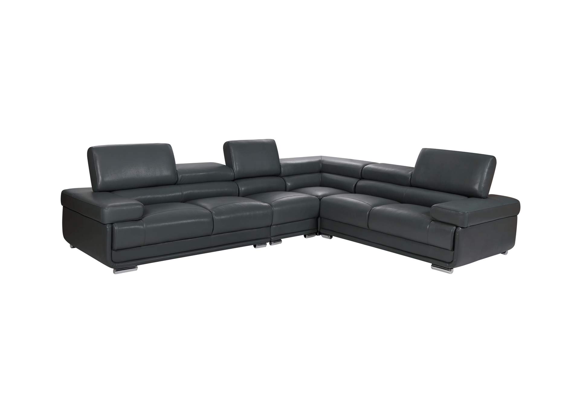 2119 Sectional Dark Grey,ESF Wholesale Furniture