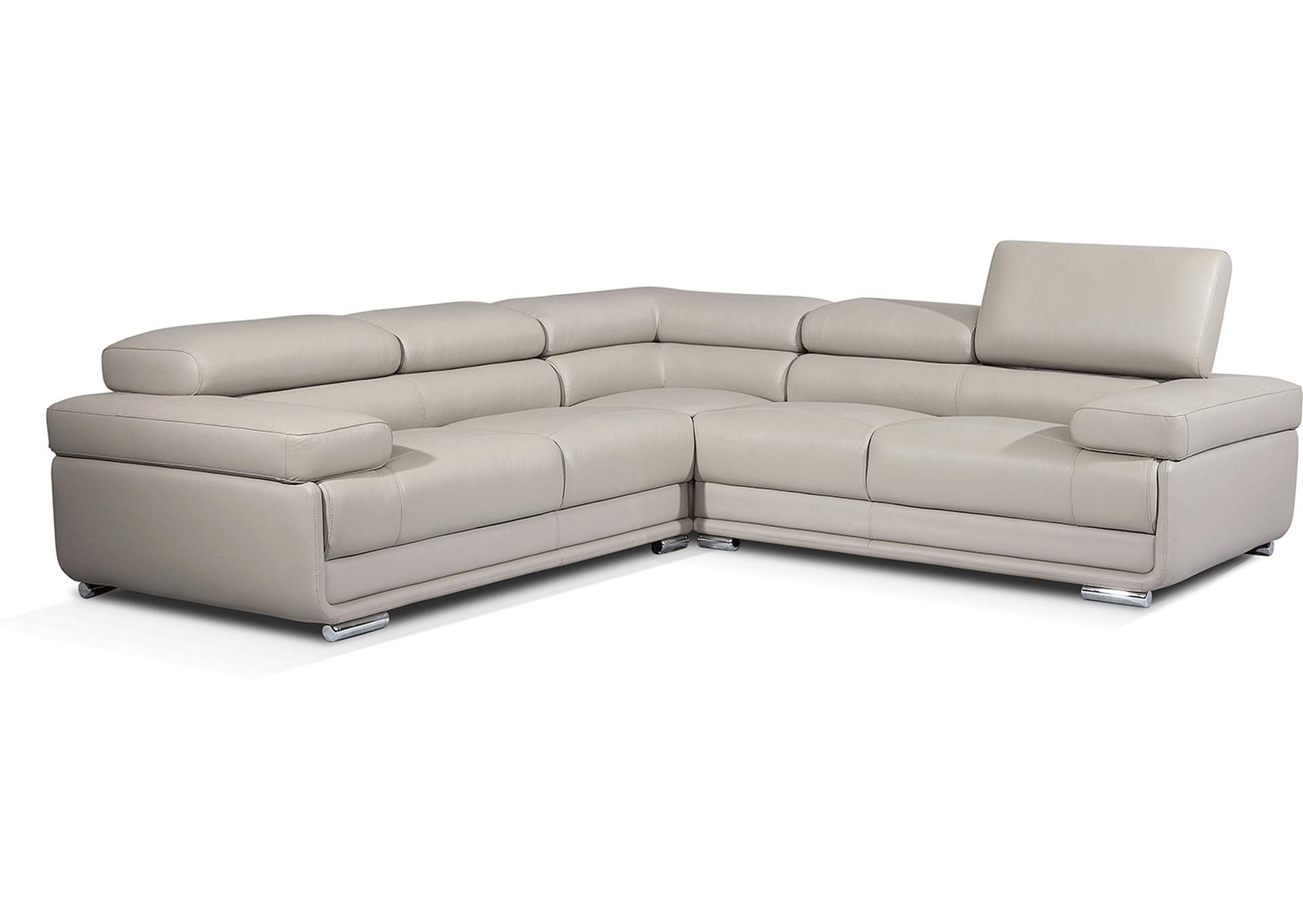 2119 Sectional Light Grey SET,ESF Wholesale Furniture