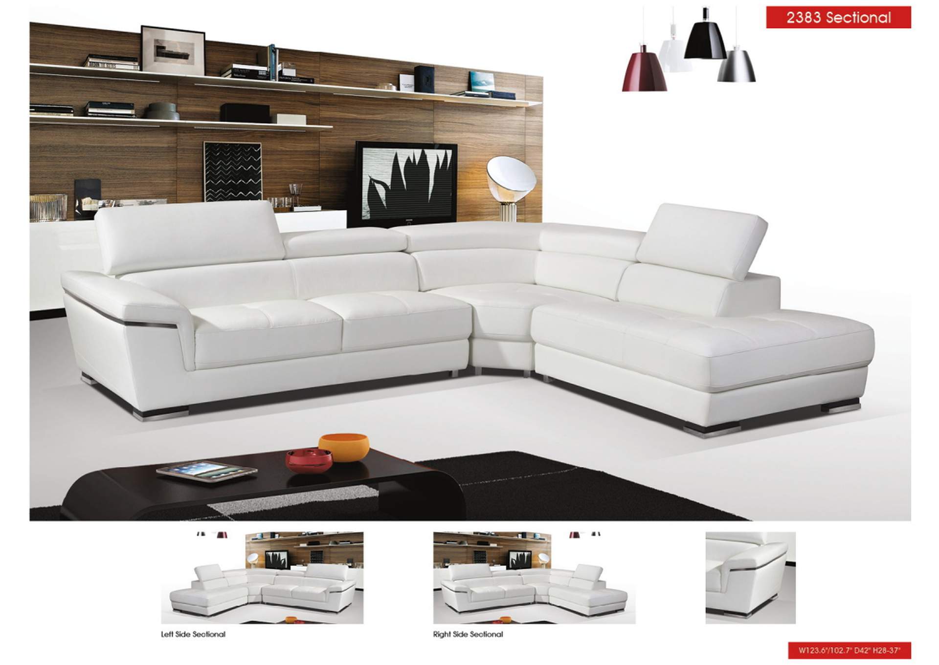 2383 Sectional SET,ESF Wholesale Furniture