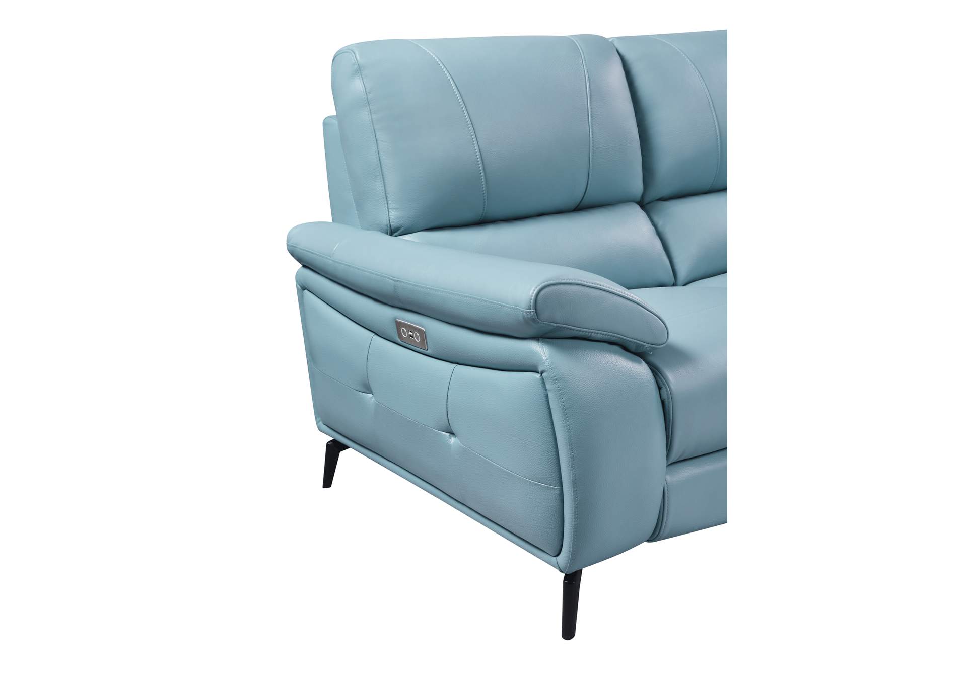 2934 Blue with Electric Recliners SET,ESF Wholesale Furniture