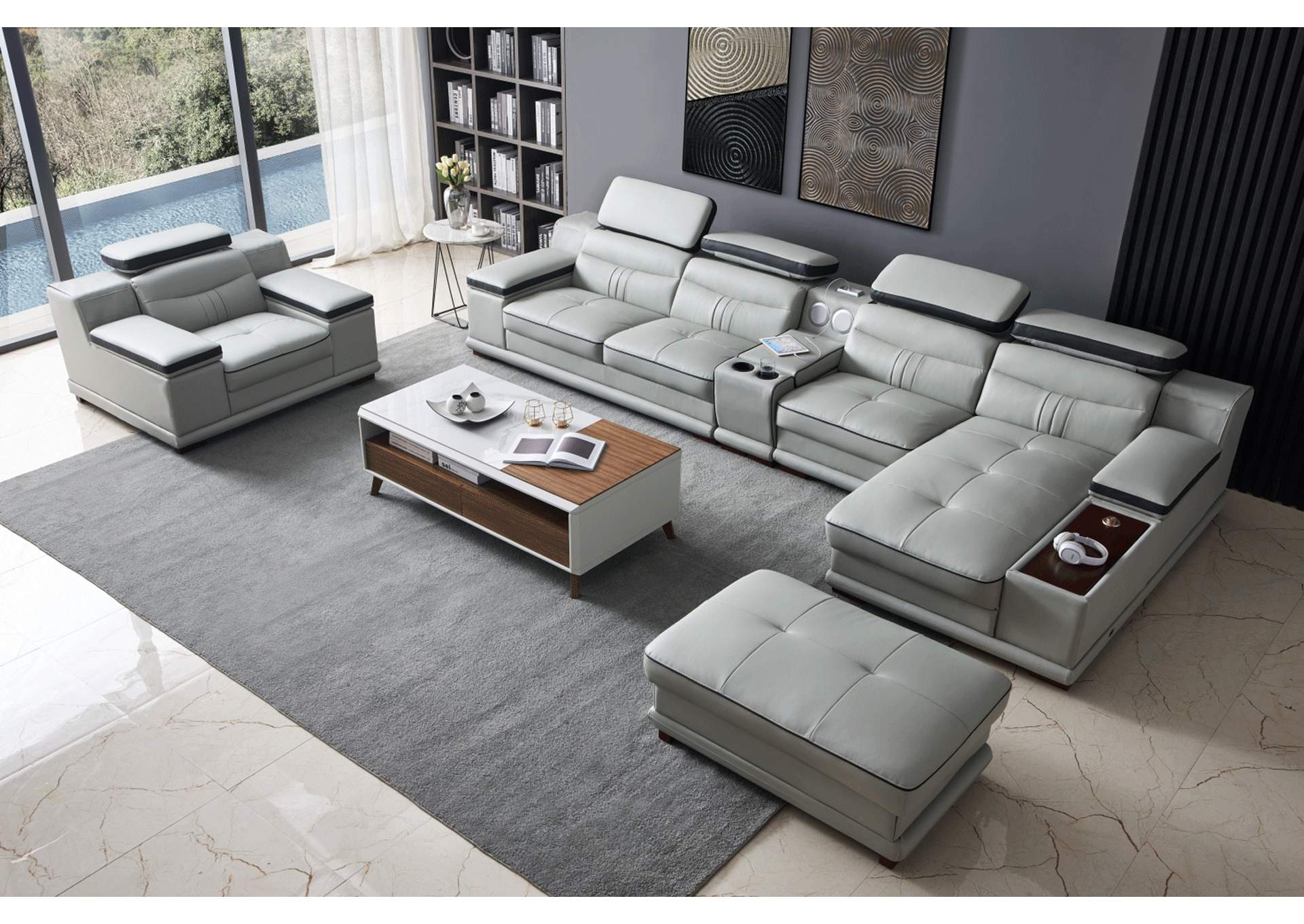 908 Sectional SET,ESF Wholesale Furniture