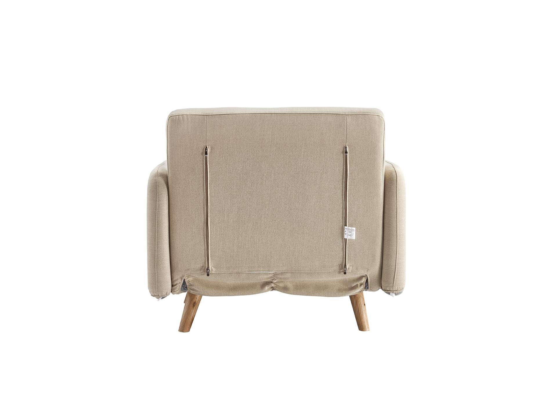 Light Beige Cardiff Beige Chair-Bed,ESF Wholesale Furniture