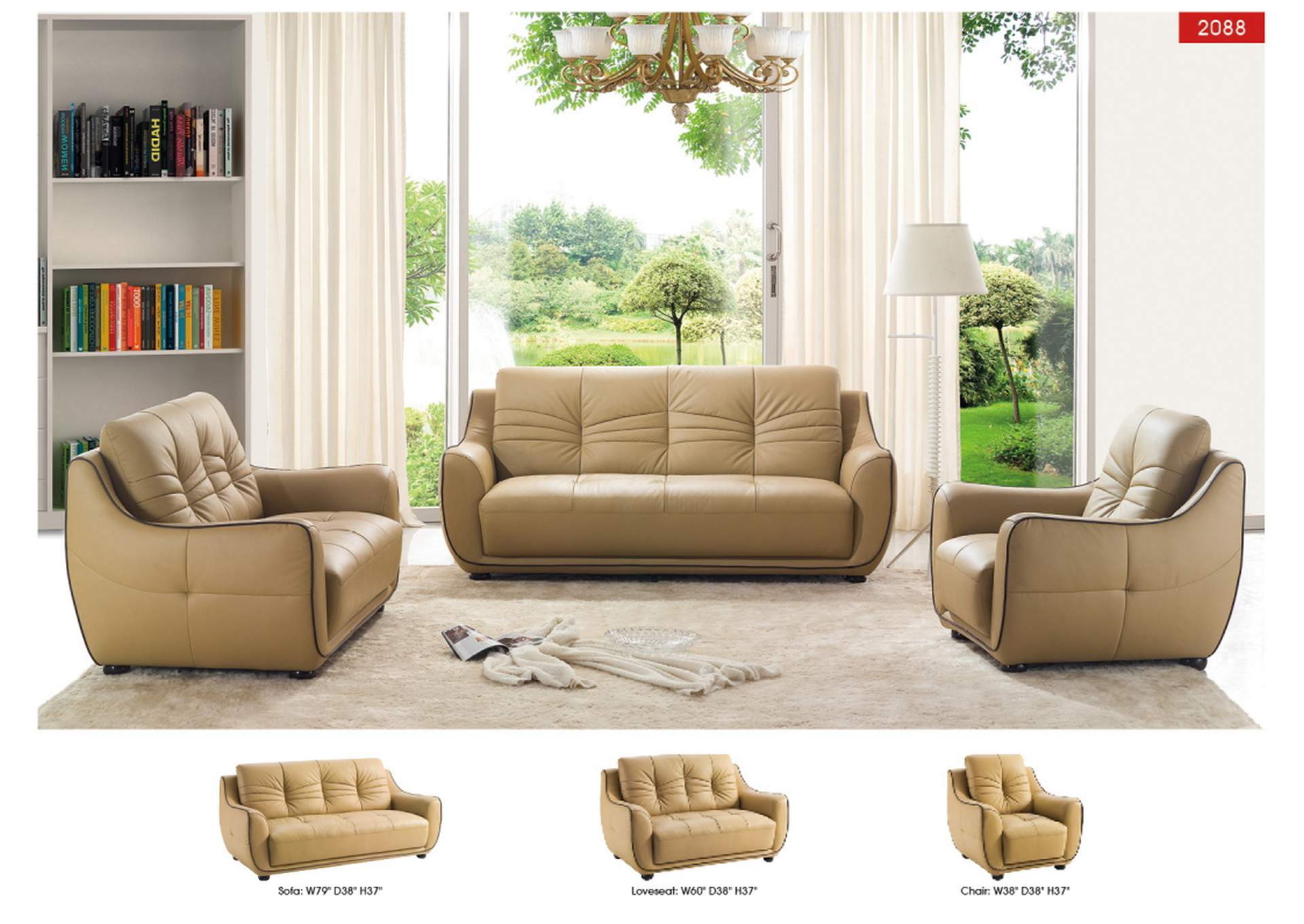 2088 Living Room SET,ESF Wholesale Furniture