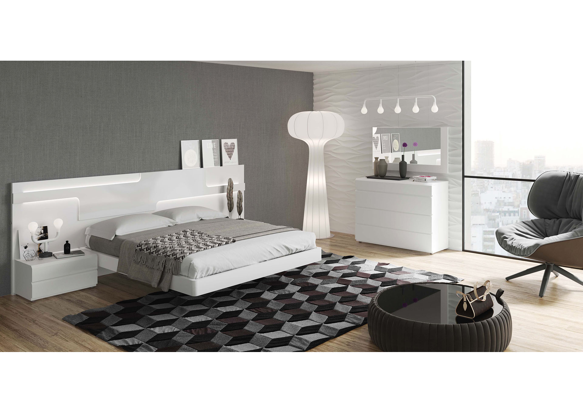 Sara Queen Bed,ESF Wholesale Furniture