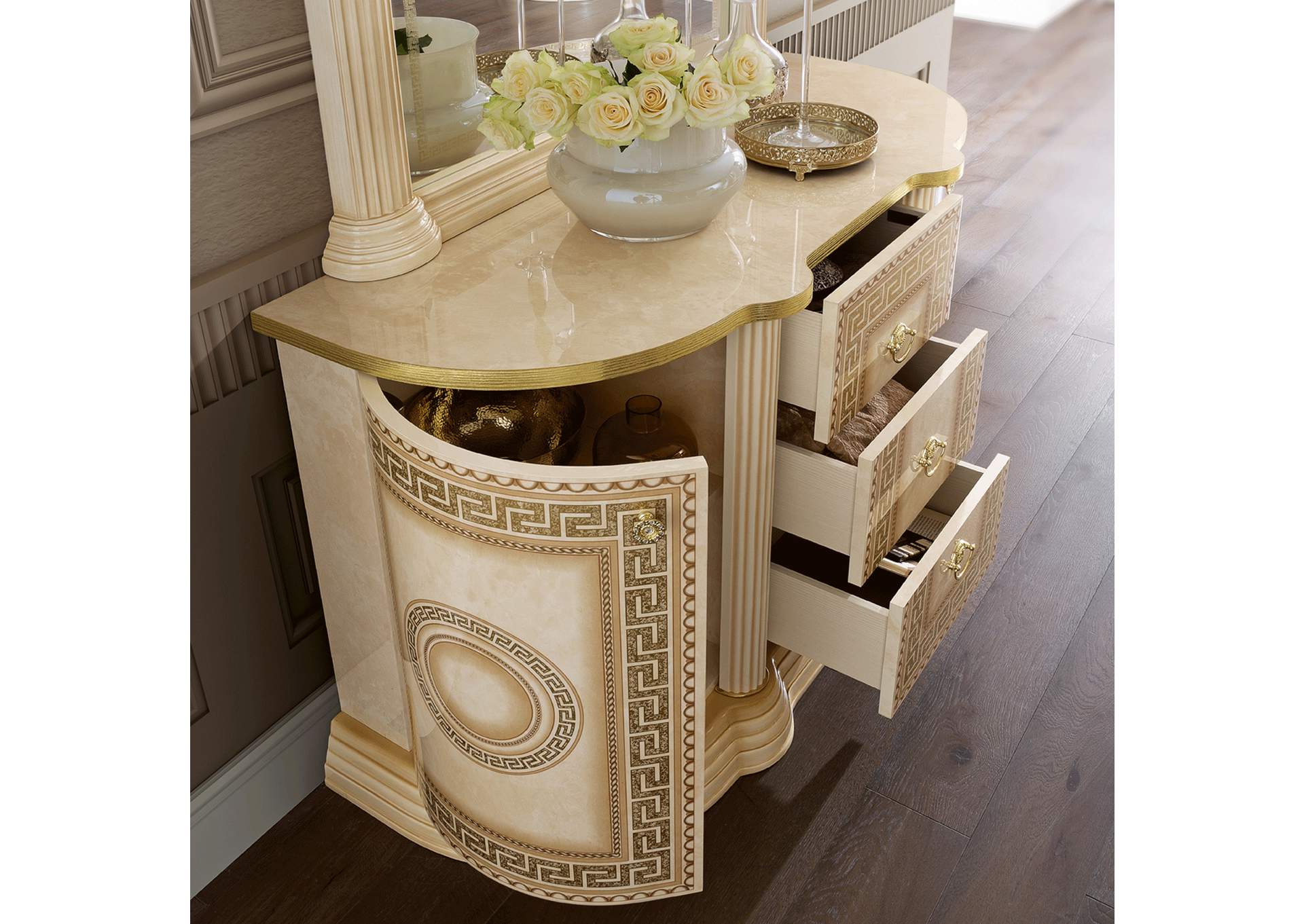 Aida 2 Door Buffet Ivory,ESF Wholesale Furniture