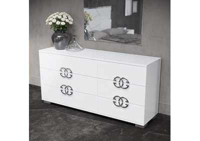 Image for Dafne Double Dresser White