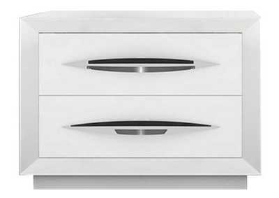 Image for Carmen Nightstand White Low