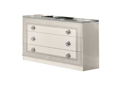Image for Aida Single Dresser White - Silv