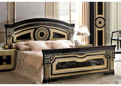 Image for Aida Black with Gold King Bed